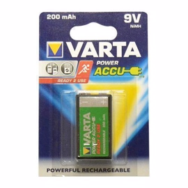 Varta uppladdningsbart 9V batteri Ready 2 use 200 mAh.